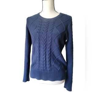 Petite Pendleton Cable Knit Cashmere Blend Sweater